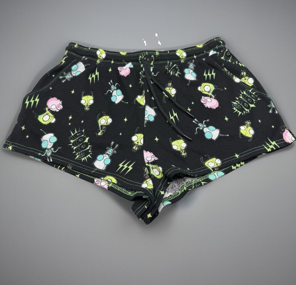 Invader Zim Allover Print Thermal Lounge Shorts Size MEDIUM New